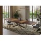 Table extensible bois ou céramique VAGUE DUCAMPUS