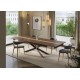Table extensible bois ou céramique VAGUE DUCAMPUS