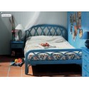 Chambre en rotin en couleurs 