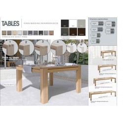 Plateau de table chêne massif Concept table